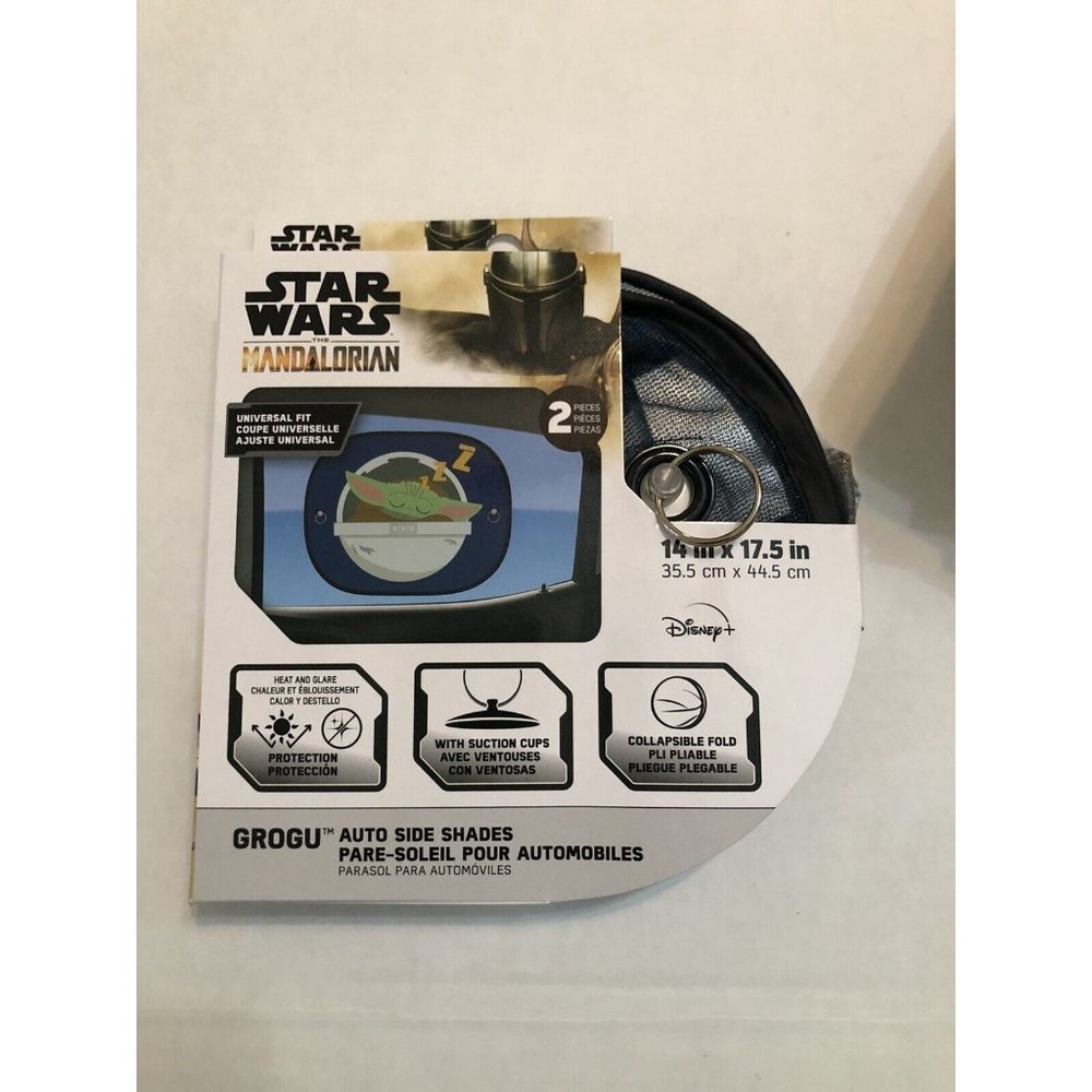 Star Wars The Mandalorian The Child Grogu Nap Time Window Sunshade 2-Piece NEW